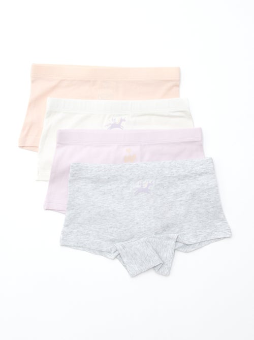 Lot de 4 shorties imprimé - Kiabi Lot de 4 shorties imprimé - Kiabi