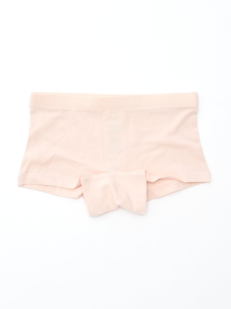Lot de 4 shorties imprimé Violet - Kiabi