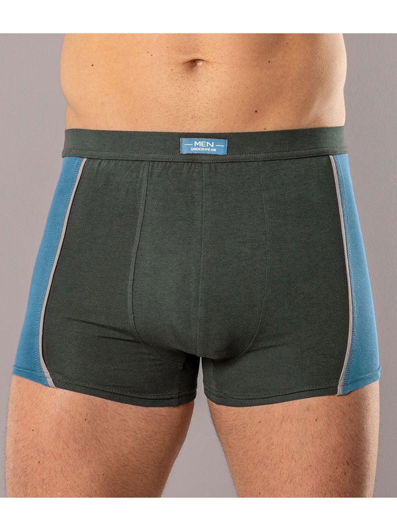 Lot de 4 shorties stretch - DAXON Bleu Gris anthracite - Kiabi