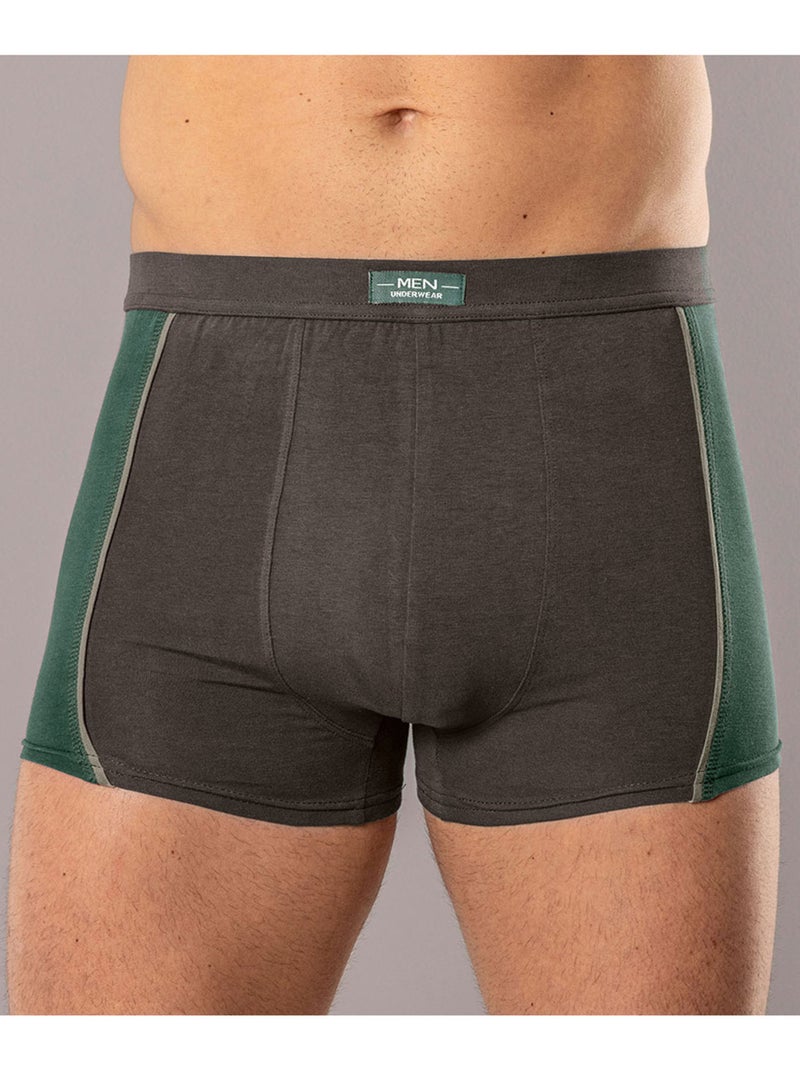 Lot de 4 shorties stretch - DAXON Gris Vert - Kiabi