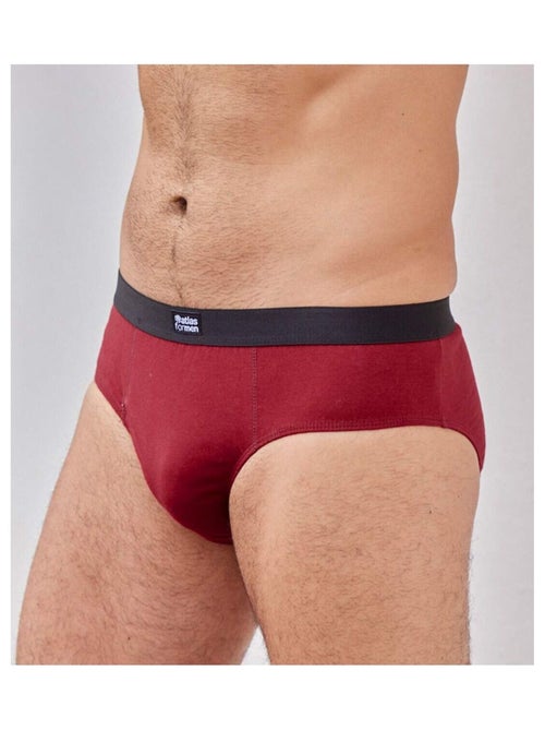 Lot de 4 Slips   - ATLAS FOR MEN - Kiabi