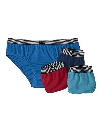 Lot de 4 Slips Confort Unis - ATLAS FOR MEN