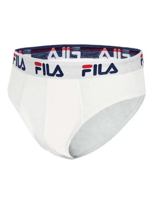 Lot de 4 slips coton homme Fila FU5015 Fila - Kiabi Lot de 4 slips coton homme Fila FU5015 Fila - Kiabi