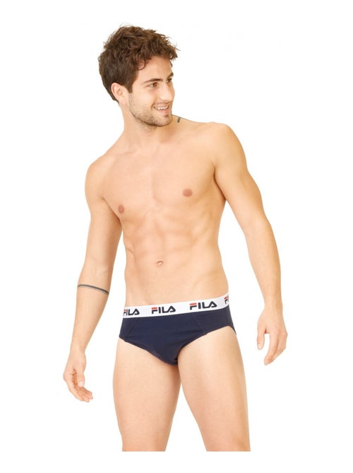 Lot de 4 slips coton homme Fila FU5015 Fila - Kiabi Lot de 4 slips coton homme Fila FU5015 Fila - Kiabi