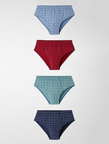 Lot de 4 slips fermés - damart