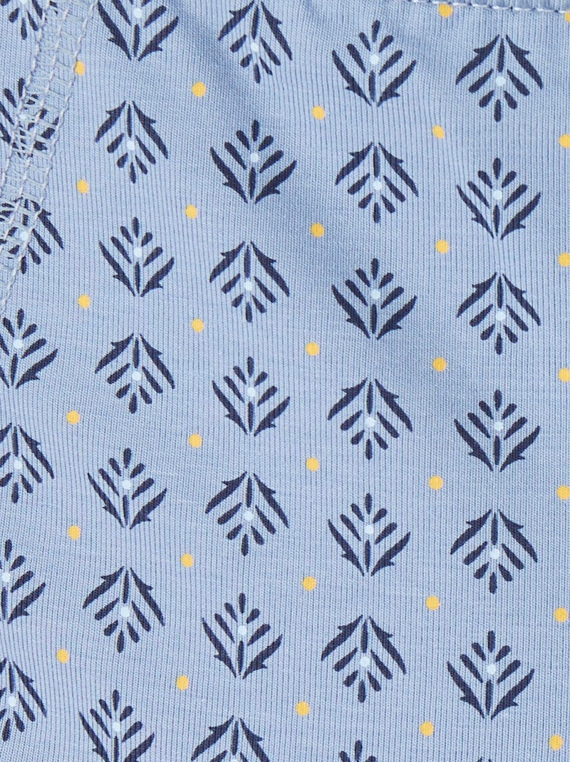 Lot de 4 slips fermés - Damart Bleu - Kiabi