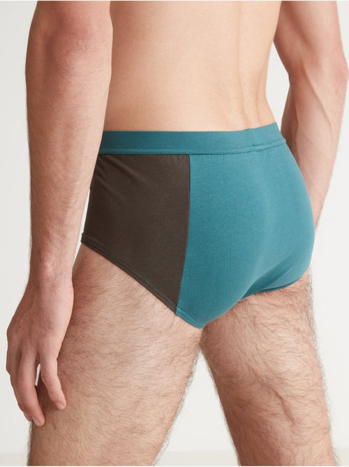 Lot de 4 slips fermés taille haut - DAXON - Kiabi