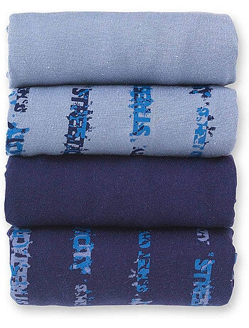 Lot de 4 slips fermés taille haute - DAXON