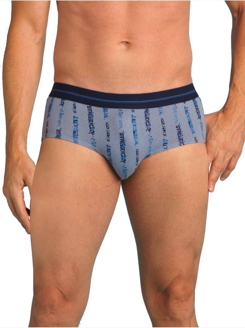 Lot de 4 slips fermés taille haute - DAXON - Kiabi