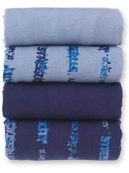 Lot de 4 slips fermés taille haute - DAXON - Kiabi