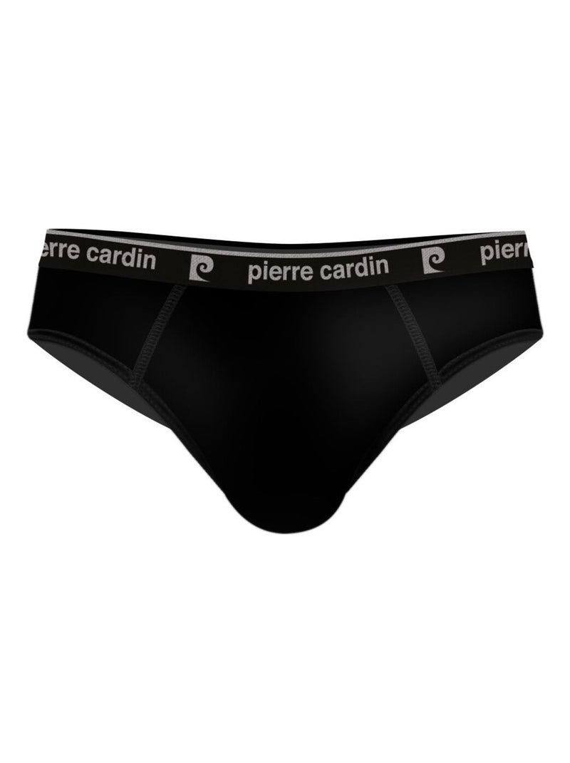 Lot de 4 slips homme Class Pierre Cardin Noir - Kiabi