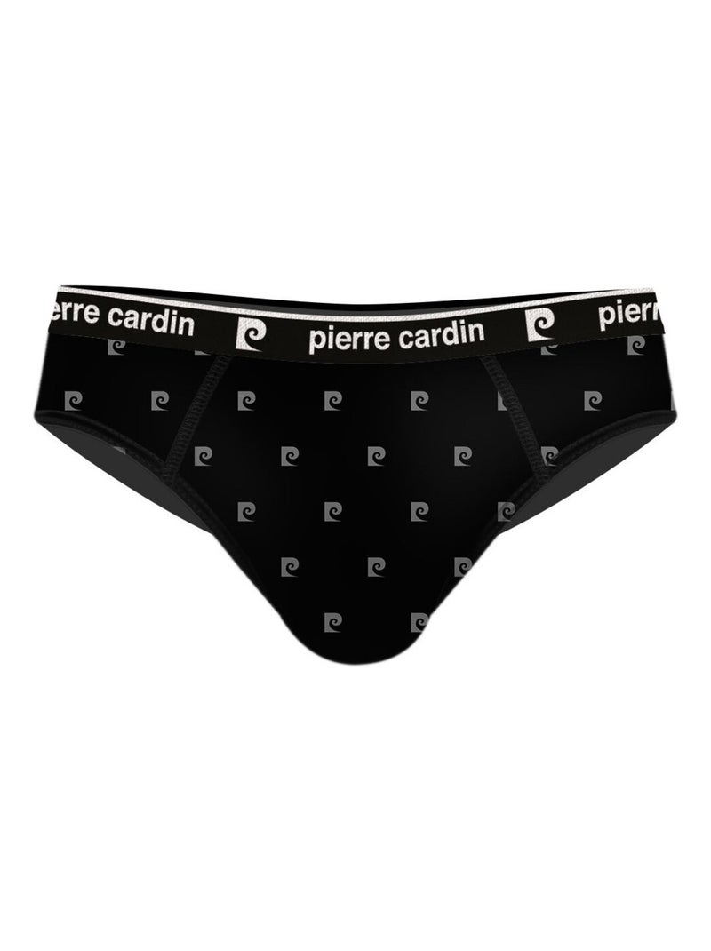 Lot de 4 slips homme Class Pierre Cardin Noir - Kiabi