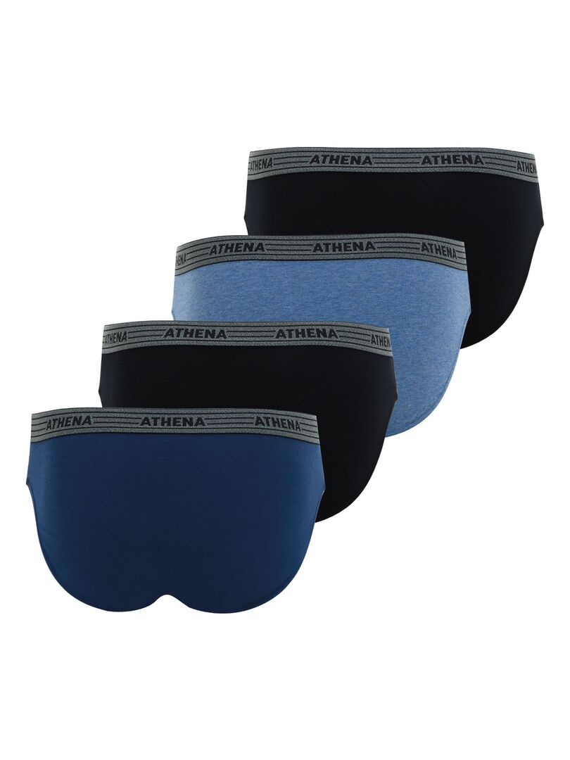 Lot de 4 slips homme Eco Pack Bleu Kiabi 29.90€