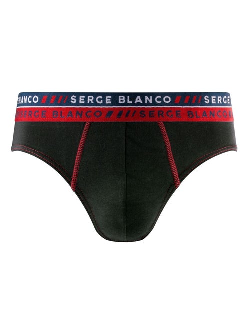 Lot de 4 slips homme en coton French Serge Blanco - Kiabi