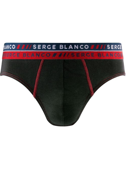 Lot de 4 slips homme en coton French Serge Blanco - Kiabi