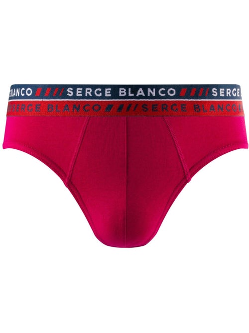 Lot de 4 slips homme en coton French Serge Blanco - Kiabi