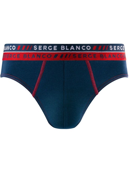 Lot de 4 slips homme en coton French Serge Blanco - Kiabi