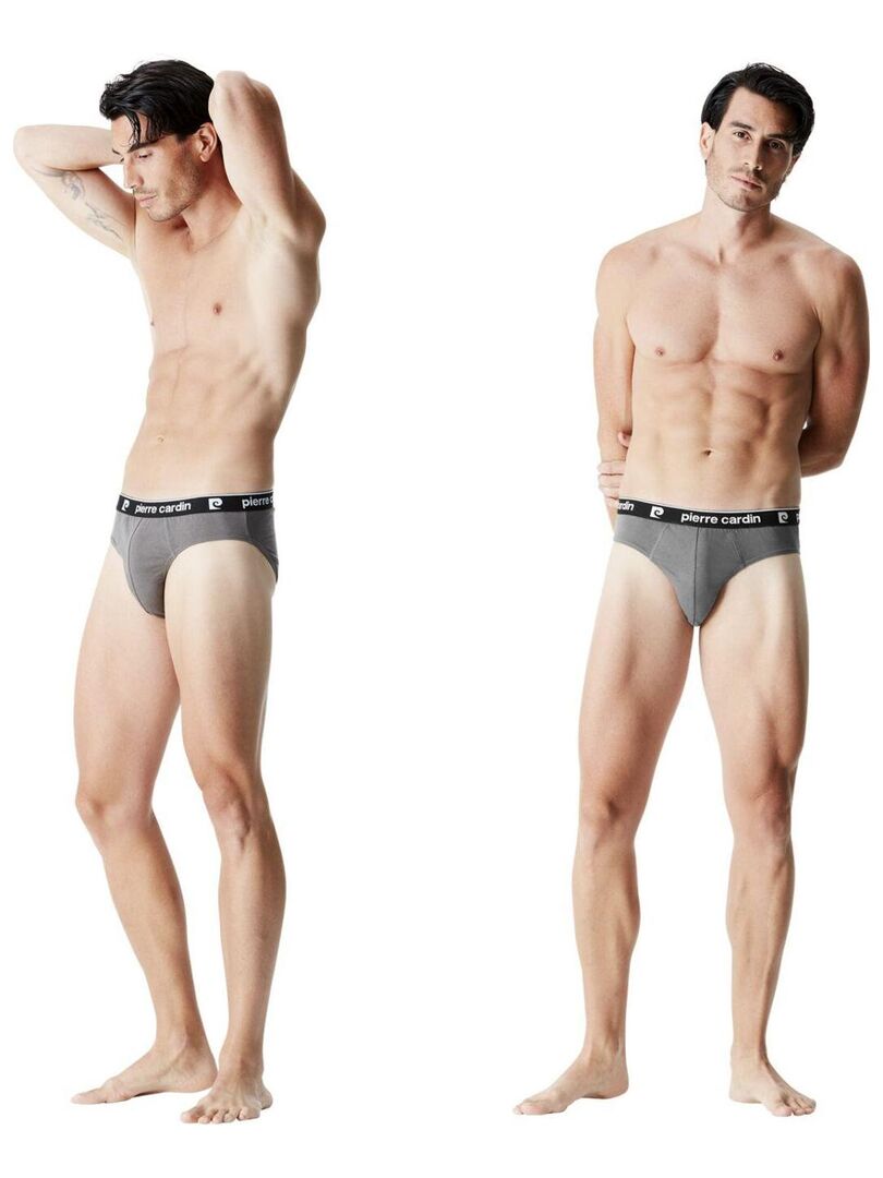 Lot de 4 Slips homme en coton Pierrecardin Noir Kiabi 19.90€