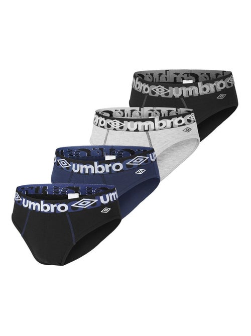 Lot de 4 slips homme en coton Uni Umbro - Kiabi