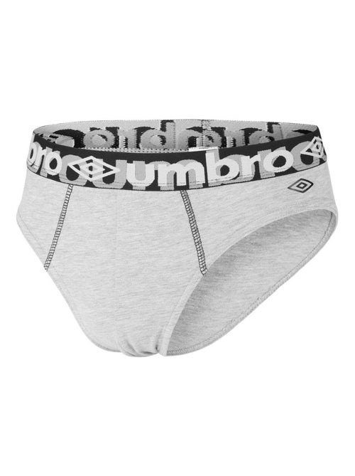 Lot de 4 slips homme en coton Uni Umbro - Kiabi