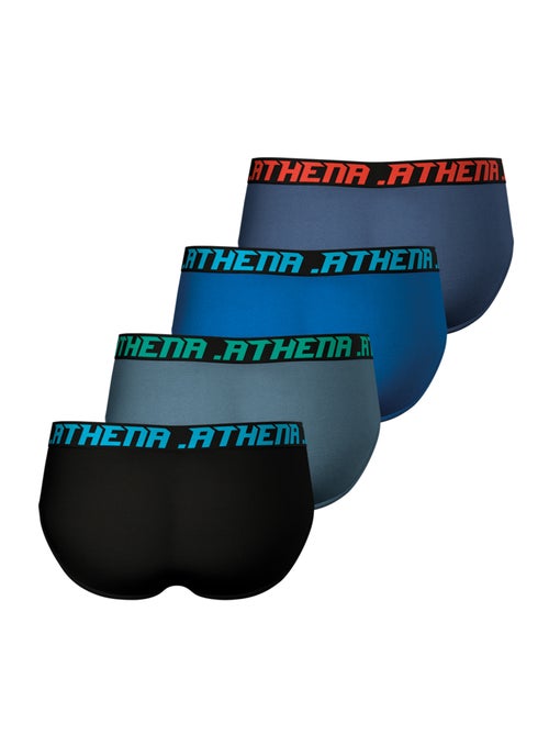 Lot de 4 slips homme My Petits Prix Athena - Kiabi