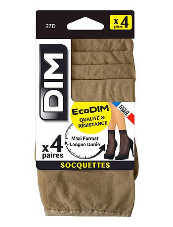 Lot de 4 socquettes 27D ECODIM