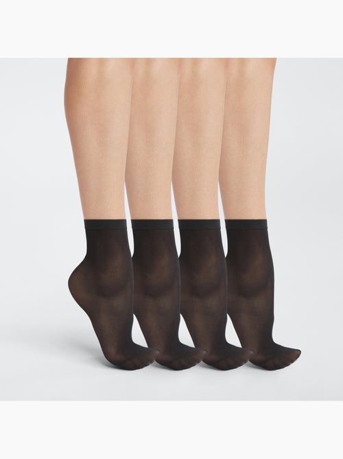 Lot de 4 socquettes 27D ECODIM - Kiabi Lot de 4 socquettes 27D ECODIM - Kiabi