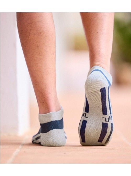 Lot de 4 Socquettes Sport Bicolores  - ATLAS FOR MEN - Kiabi