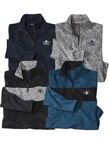 Lot de 4 sweats molleton - atlas for men