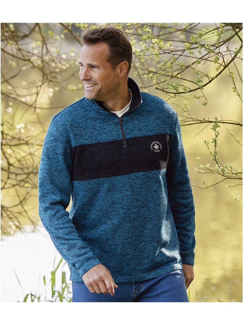 Lot de 4 sweats molleton   - atlas for men Bleu Gris Noir - Kiabi
