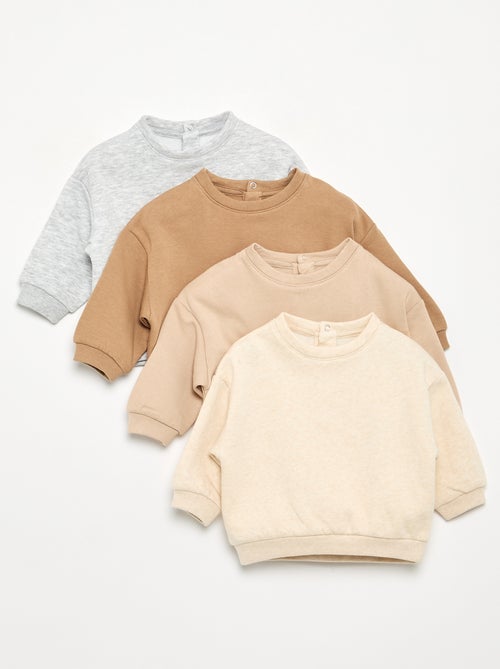Lot de 4 sweats oversize - Kiabi Lot de 4 sweats oversize - Kiabi