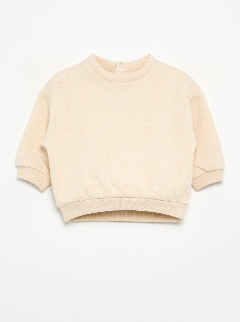 Lot de 4 sweats oversize Beige - Kiabi