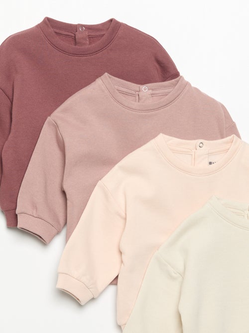 Lot de 4 sweats oversize - Kiabi