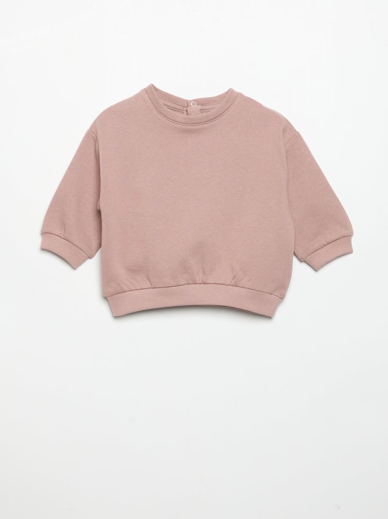 Lot de 4 sweats oversize Rose - Kiabi