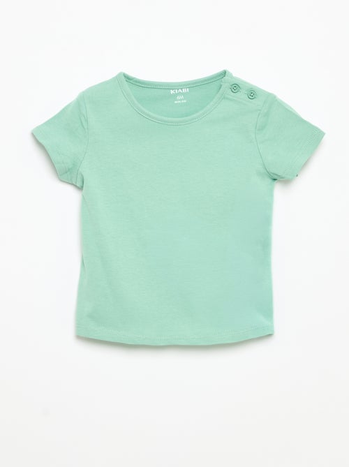 Lot de 4 T-shirts unis - Kiabi