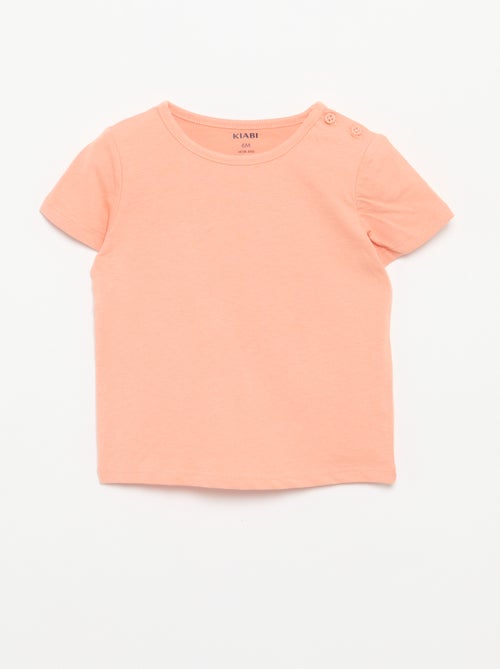 Lot de 4 T-shirts unis - Kiabi