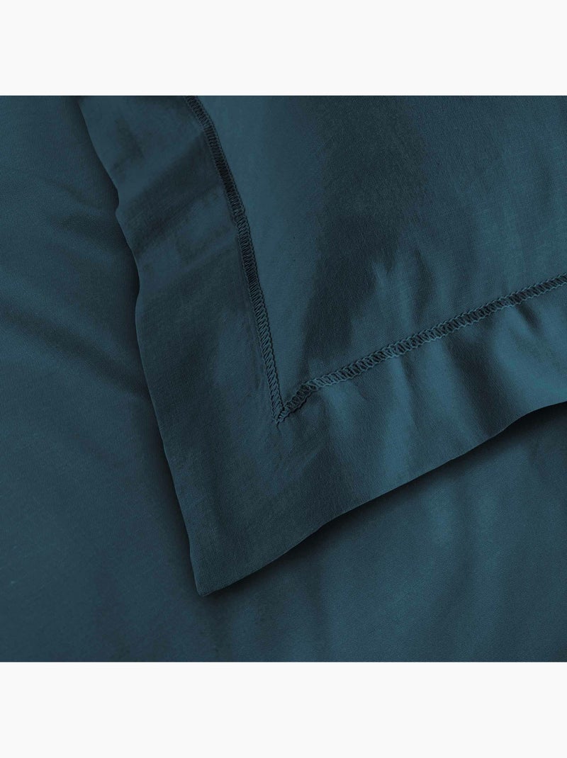Lot de 4 Taies d'Oreiller 100% Coton – 2 Taies + 2 Taies Bleu - Kiabi