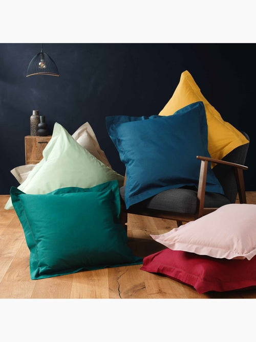 Lot de 4 taies d'oreiller 100% coton – 2 taies + 2 taies - Kiabi Lot de 4 taies d'oreiller 100% coton – 2 taies + 2 taies - Kiabi