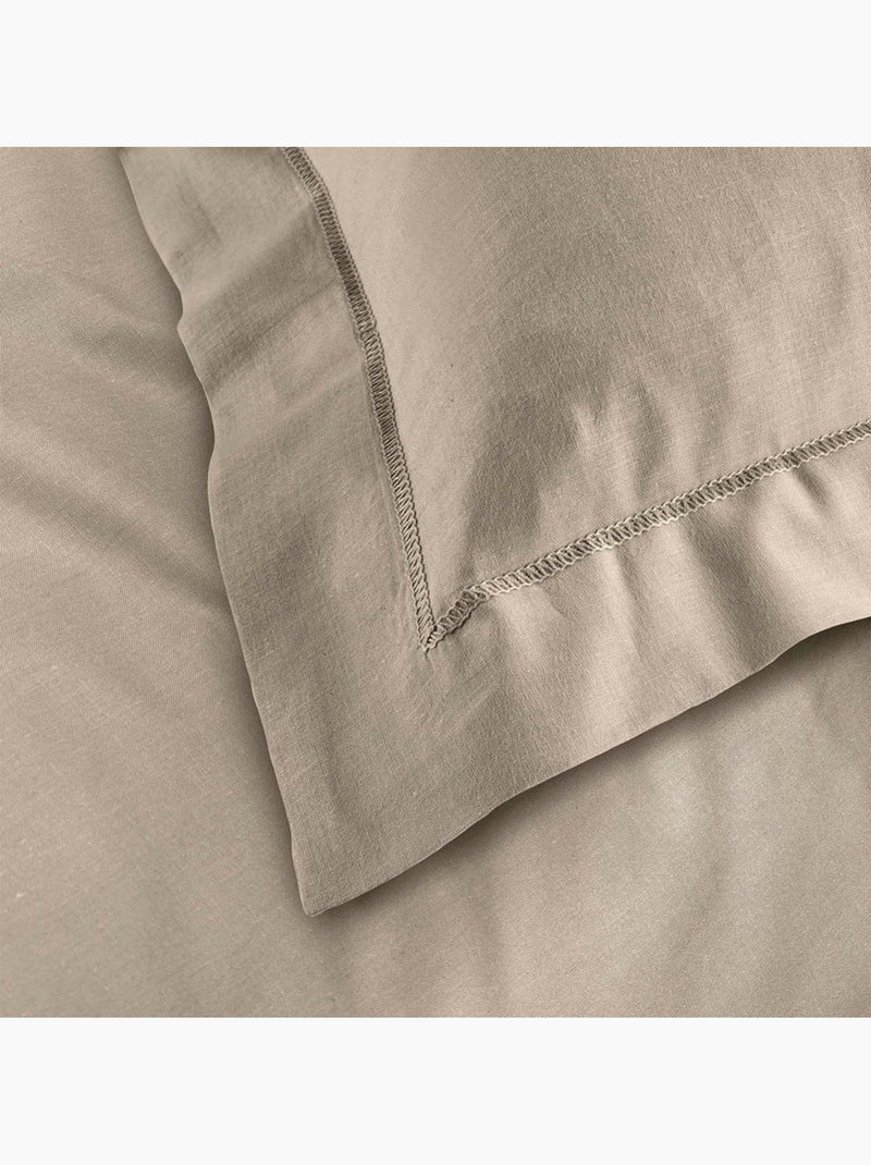 Lot de 4 taies d'oreiller 100% coton – 2 taies + 2 taies Sable - Kiabi
