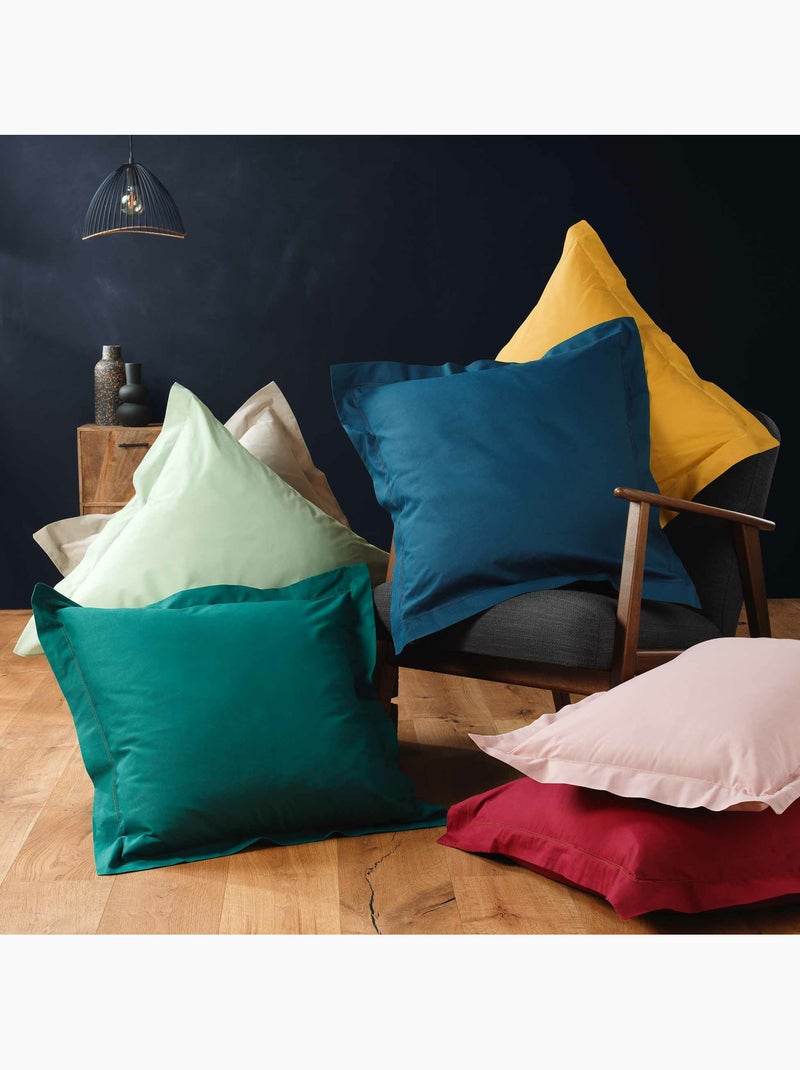 Lot de 4 Taies d'Oreiller 100% Coton – 2 Taies + 2 Taies Vert clair - Kiabi
