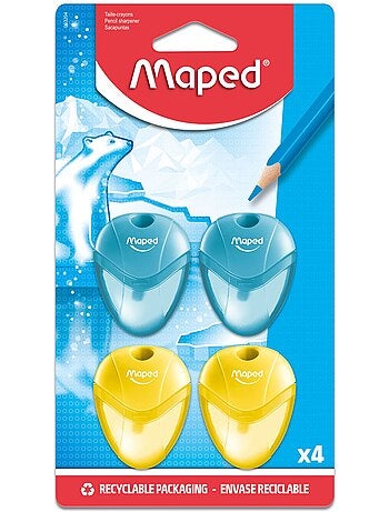 Lot de 4 taille crayons igloo 1 trou