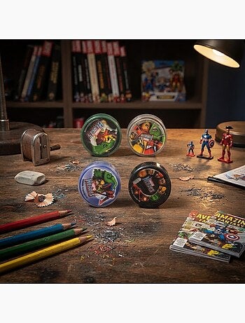 Lot de 4 tailles crayons marvel heroes