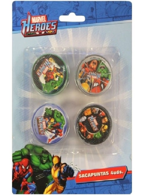 Lot de 4 tailles crayons marvel heroes - Kiabi