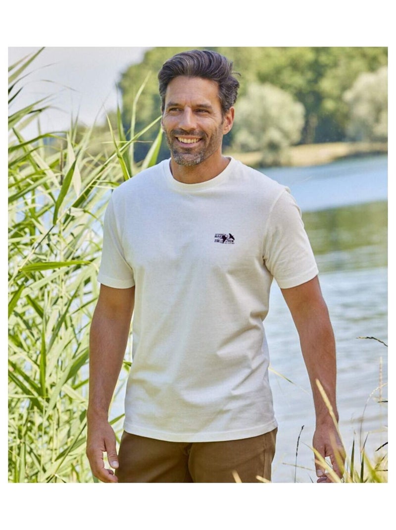 Lot de 4 Tee-Shirt Atlas ®  - ATLAS FOR MEN Blanc Bleu marine Noir - Kiabi
