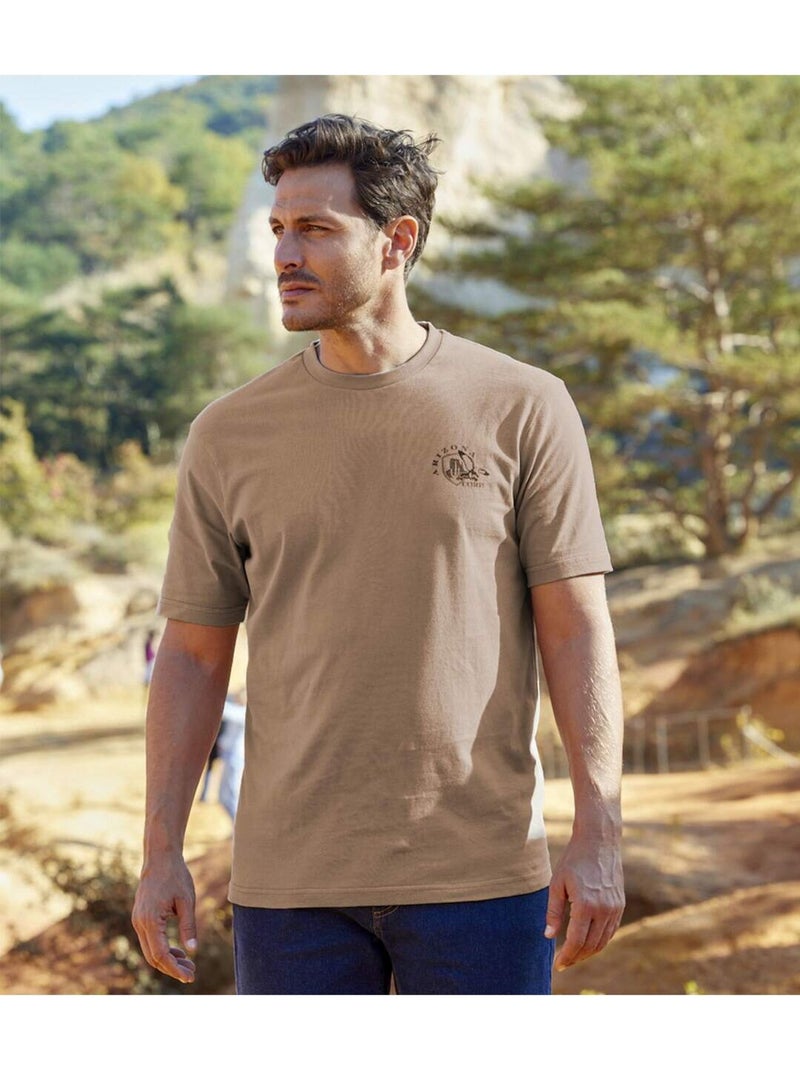 Lot de 4 tee-shirt destination arizona   - atlas for men Gris Jaune Noir - Kiabi