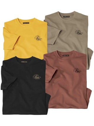 Lot de 4 Tee-Shirt Destination Arizona  - Atlas For Men