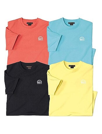 Lot de 4 Tee-Shirts Adventure - ATLAS FOR MEN