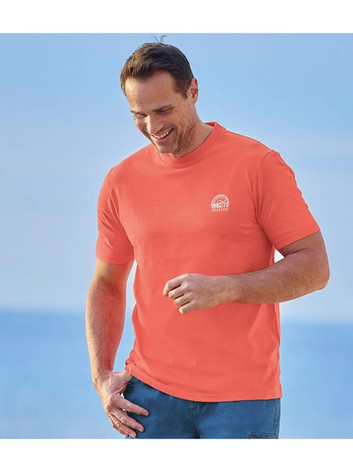 Lot de 4 Tee-Shirts Adventure   - ATLAS FOR MEN - Kiabi