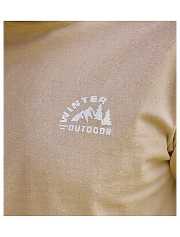 Lot de 4 Tee-Shirts Coton Unis Nature - ATLAS FOR MEN