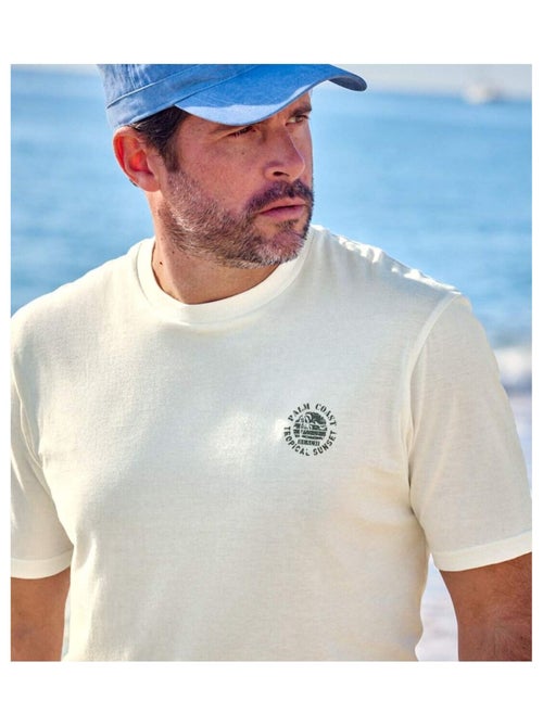 Lot de 4 Tee-Shirts Coton Unis   - ATLAS FOR MEN - Kiabi